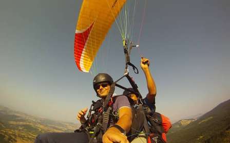 Vuelo en parapente biplaza
