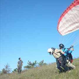 Vuelo en parapente biplaza