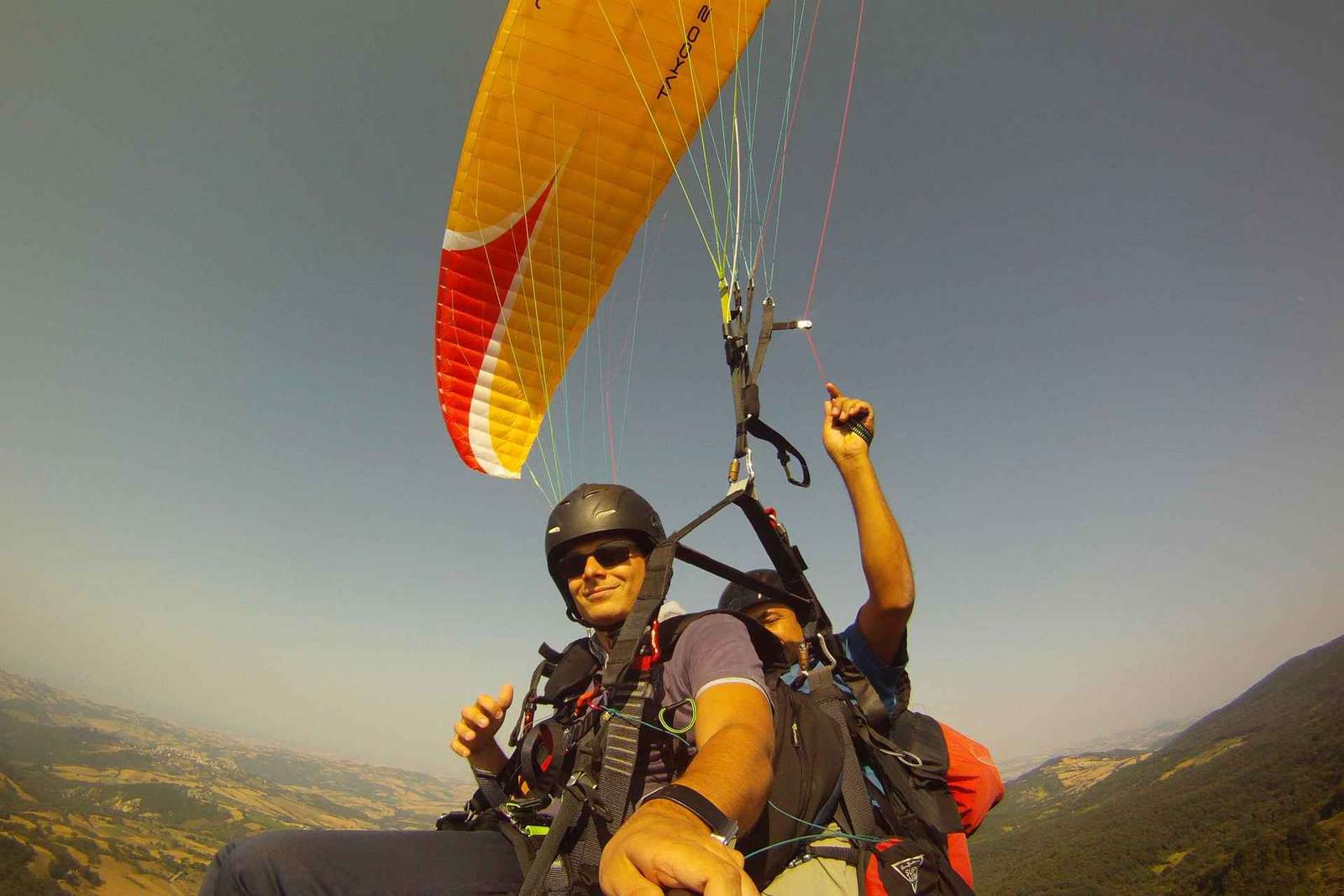 Vuelo en parapente biplaza