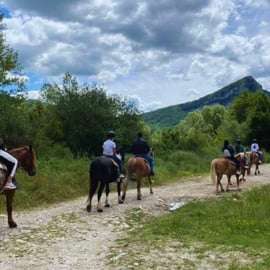 Benevento: excursión a caballo con aperitivo