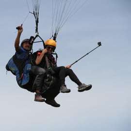 Vuelo en parapente biplaza