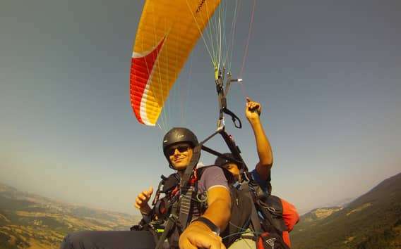 Tandem Paragliding Flight